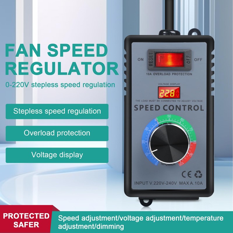 Ailao Speed Controller 230 V Speed Regulator Motor Use for