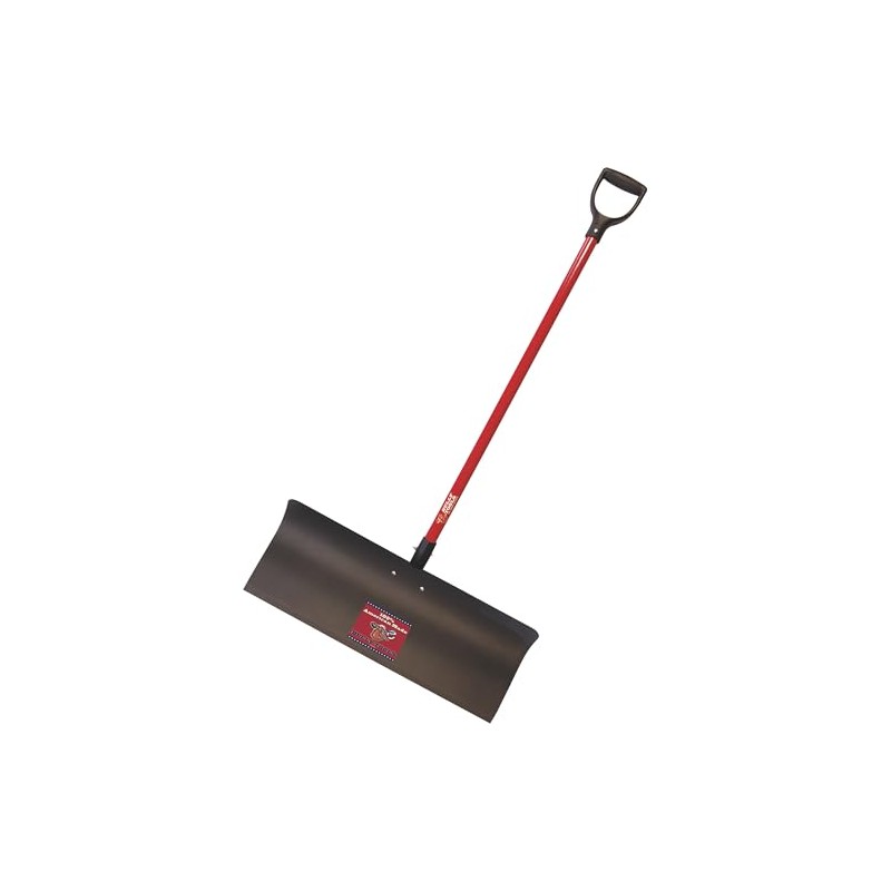 BULLY TOOLS Heavy Duty Steel Snow Pusher - Extra Long
