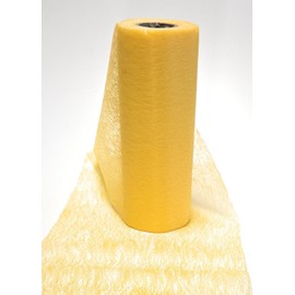 s.dekoda Table Runner 20 m x 23 cm Non-Woven Table Runner Fleece Table Fleece Decorative Fleece Yellow