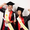 KEELYY Graduation Sash 2025, Graduation Sash with Gold Glitter Letter