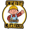 NTICKER 3pcs Can We Fix It? Bob Funny Hard Hat