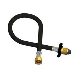 CARAVAN MOTORHOME PROPANE PIGTAIL HANDWHEEL GAS HOSE CONNECTOR 450mm