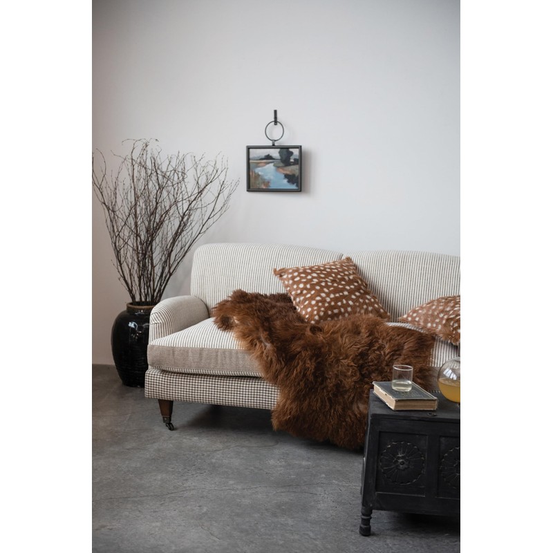 Creative Co-Op Metal and Wood Framed Landscape Wall Art with