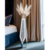 Artloge Mirror Floor Vase Crushed Diamond Silver Bling Centerpiece 33.6