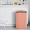 BestOffice Trash Can Broken-Resistant Plastic Touch Free High-Capacity Garbage Can