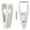 Zalizr 20 Pcs Velvet Hanger Clips, Strong Flocked Finger Clips