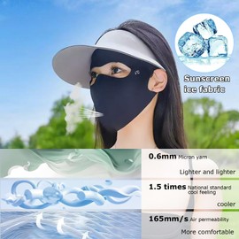 Vanolu Reusable Face Mask with Eye Shield, Navy Blue, Breathable Comfort Fit (Black)
