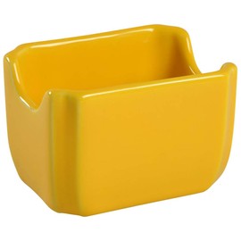 Homer Laughlin 3-1/2" x 2-3/8" Sugar Packet Caddy Daffodil