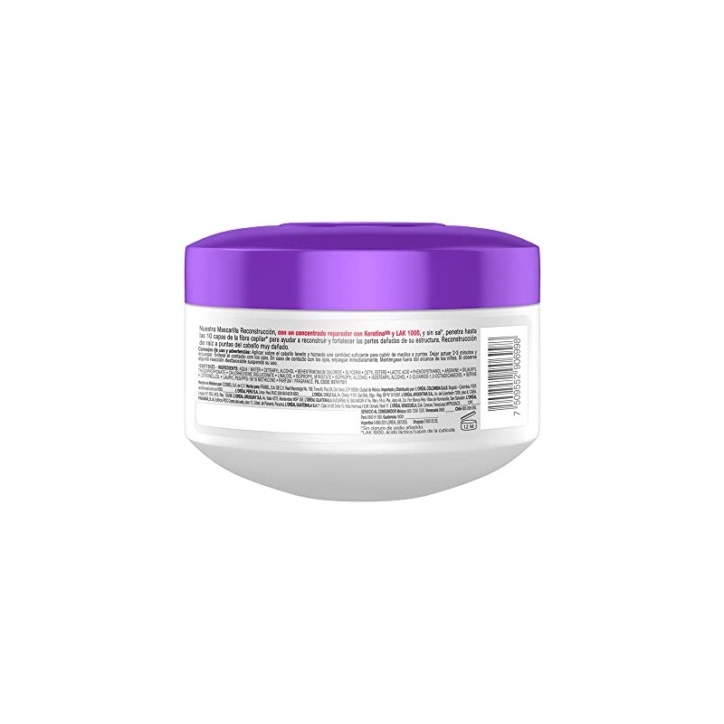 L'Oreal Paris Tratamiento Elvive Reparacion Total 5 Extreme, 300 ml