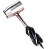 Manual Auger Drill, Woodworking Hand Drill with Holster, Multi-Purpose Survival
