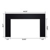 Trim kit Just for Valuxhome 35.6”Wide 21” High Electric Fireplace