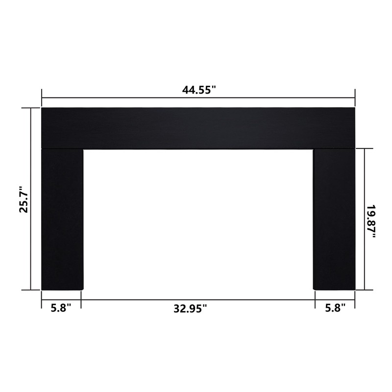 Trim kit Just for Valuxhome 35.6”Wide 21” High Electric Fireplace