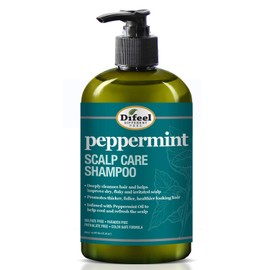 Difeel Peppermint Scalp Care Shampoo 12 oz. - Made with Natural Ingredients