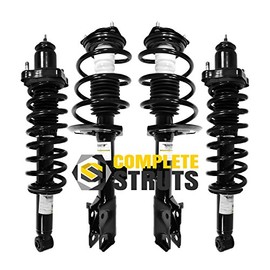 COMPLETESTRUTS - Front & Rear Complete Strut Assemblies with Coil Springs Replacement for 2007-2017 Jeep Patriot - Set of 4