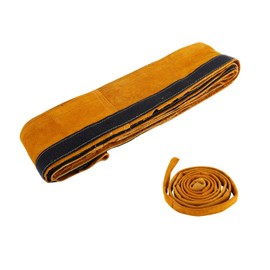 YaeTool TIG Welding Torch Cable Cover 4" x 11.5ft Flame Resistant Leather Plasma Cable Sleeves Tig Cover