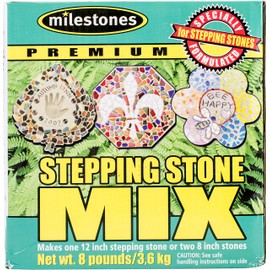Midwest Products Co. Milestones Premium Stepping Stone Cement Mix 8 Pound Box for Stepping Stone Kits - 903-16102