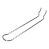 Merriway BH02114 Pegboard Hook BZP Looped 150mm -10 Pcs