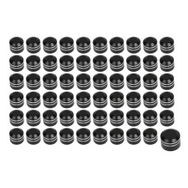 Unbranded Black Cut Engine Topper Bolt Caps Covers For Harley Road King Softail Springer