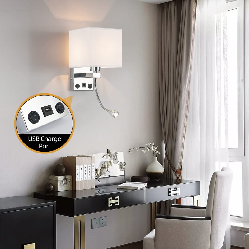 Sconces Wall Lighting Hardwired Modern Wall Lights for Bedroom with