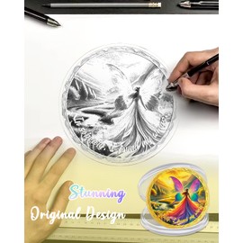 CHURYUML Butterfly Fairy Sobriety Coin - Empowering Sobriety Gifts for Women Recovery Affirmation Token Non-Religious AA Coins Medallions Inspirational Sober Chip Alcoholics Anonymous Gift