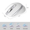 Wireless Mouse, Computer Mouse for Laptop, 2.4G Portable Silent Mouse,