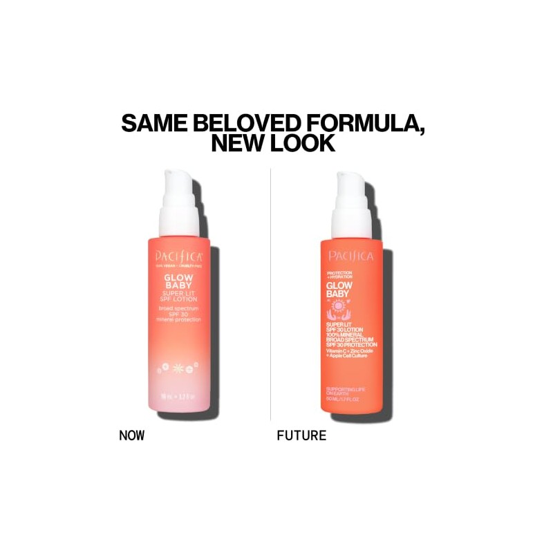 Glow Baby Super Lit SPF 30 Lotion, Broad Spectrum Sunscreen