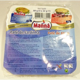 Manná, Tun- and Sardine Pate 4 x 22g