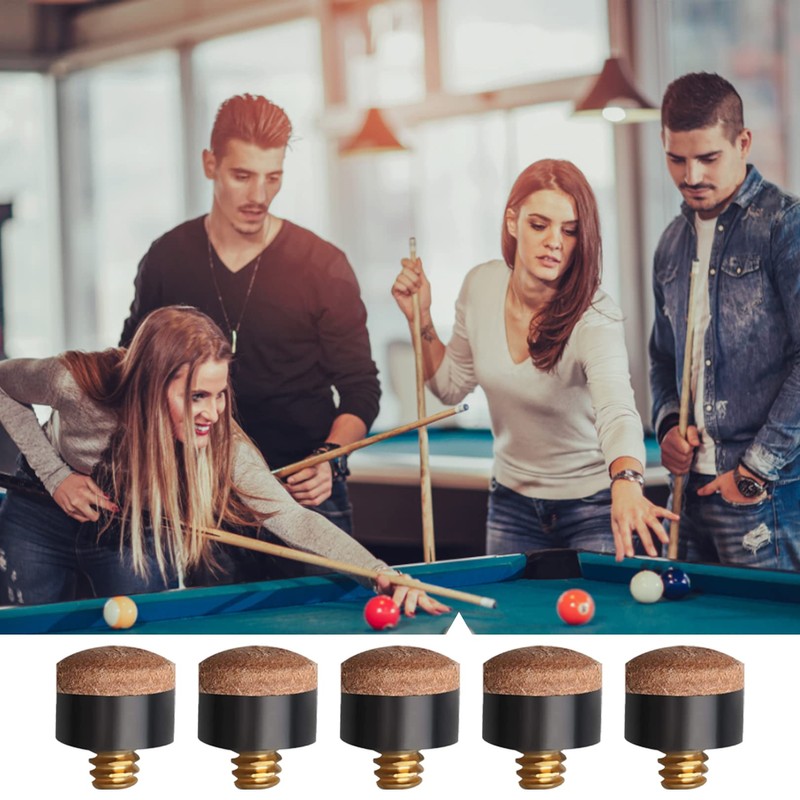 SHENLONG 10 Pcs Screw on Tips 10 mm Replacement Cue