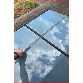 KS Tools 300.0061 Plastic folding rule, yellow, 2m