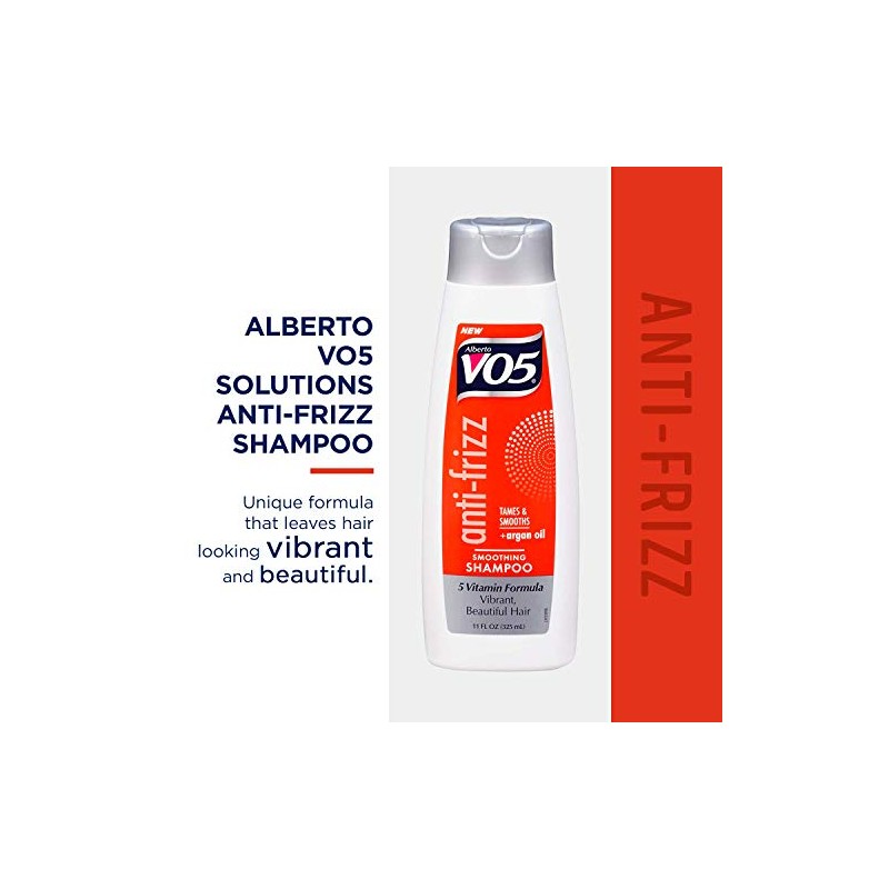 Alberto VO5 Anti-Frizz Smoothing Shampoo 11 Fl. Oz. Bottle