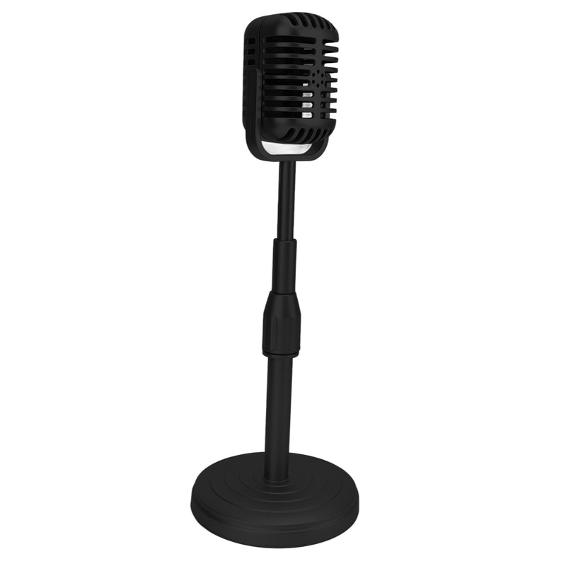 Simulation Old Fashioned Microphone Model with Stable Base and Support
