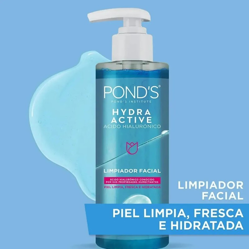 Limpiador Facial POND'S Ácido Hialurónico Vitaminas B3 200ml