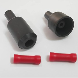 Mssoomm High Voltage Wire Cable Protective Connector Heads with Metal Terminal and Cover for Connecting 50KV OD 5.2mm Wire Cable