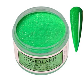Tones Coverland Acrylic Nail Powder "Green Apple" - Limited Edition Acrylic Powder for Nail Design, Sculpting, and Masking Nail Bed Imperfections - Professional Acrylic Nail Supplies - (1.5 Oz)