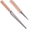 2pcs-Wooden Handle Fettling Knife for Pottery/Sculpting/Ceramic/Polymer Clay Carving Modeling Craft Art DIY Tools