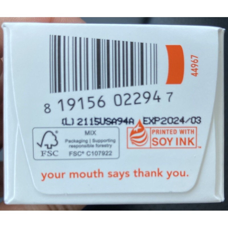 HELLO Bye Bye Bacteria AB Fluoride Herbal Mint Tea Tree