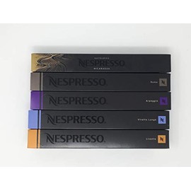 Nespresso - Variety Pack - 50 Capsules - Roma - Nicaragua - Vivalto Lungo - Livanto - Arpeggio - Balanced Harmony Mix