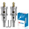 DKIBBITH TCT Hole Saw Set, 2-Pack 15/16" (24mm) Heavy Duty