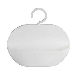 WENKO Duschcaddy Cocktail Weiß - Duschregal, Aufbewahrungskorb, Polystyrol, 26 x 23 x 9 cm, Weiß, 23 x 9 x 26 cm