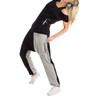 Winshape – Pantaloni da Allenamento da Donna, Donna, Schwarz/Grey Melange,