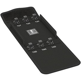 WERA 136454 Ratchet Wrench Zyklop Tool Storage Case for 1/2DR Torx Sockets 6.0 x 6.2 x 1.8 inches (152 x 159 x 45 mm)