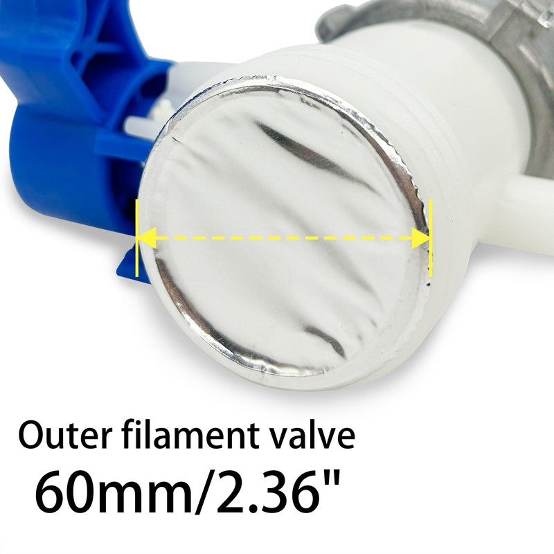 LEPEVNEY 62mm IBC Tote Tank Butterfly Valve Tap Water Adapter