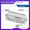 Zomagas 30in Built-in Range Hood Insert Style 800CFM Ducted/Ductles