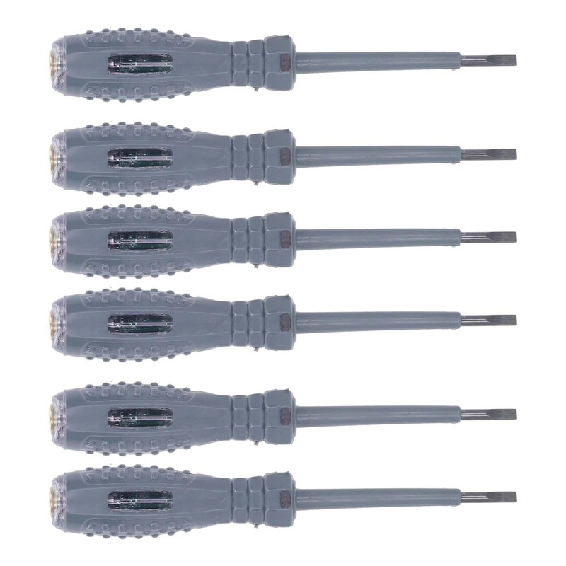 6pcs B05 Voltage Tester Non-Contact Electrical Test Pen with LED