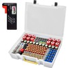 Battery Organizer Storage Holder- Batteries Case Containers Box with Tester