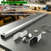 38" Stainless Steel Door Security Bar, Fits Doors 33"-36" Wide