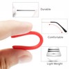 KECHIO Silicone Anti-Slip Eyeglass End Tips Ear Sock Pieces Tube