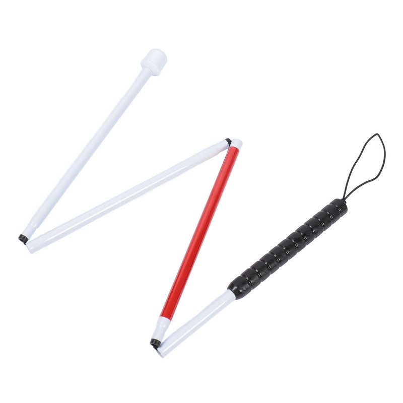 Blind Cane Anti Slip Folding Blind Cane Mobility Stick Aluminum