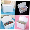 OFFSCH 4Pcs Laundry Powder Container Set Multi Functional Storage Box