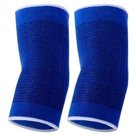 HAADI Elbow Support Brace Set of 2 Compression Arm Splint Sleeve Tennis Elbow Strap Best for Golfers, Weightlifting,Joint Pain Relief Treatment for Men & Women-Anti-Slip, Breathable & Comfortable